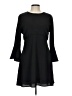 Lulus 100% Polyester Solid Black Casual Dress Size L - photo 1