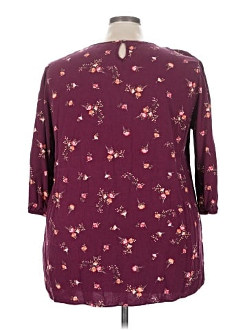 Croft & Barrow 3/4 Sleeve Blouse (view 2)
