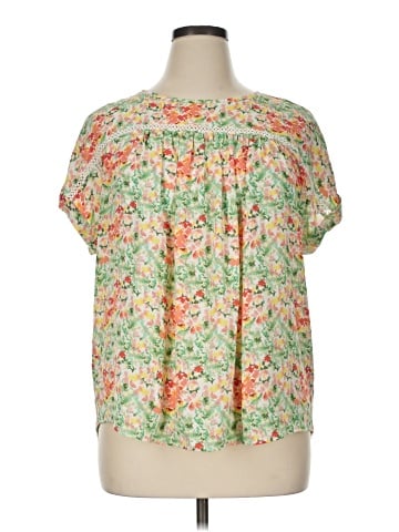 Ann Taylor LOFT Short Sleeve Blouse (view 1)