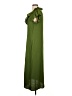 Unbranded 100% Polyester Solid Green Casual Dress Size L - photo 5