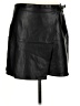 Max Studio 100% Polyurethane Black Faux Leather Skirt Size M - photo 1