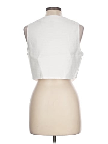 Shein Sleeveless Button-Down Shirt (view 2)