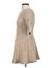 BCBGMAXAZRIA Chevron-herringbone Tan Casual Dress Size XXSEstimated - photo 5