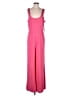 Just Fab Solid Pink Jumpsuit Size M - photo 1