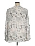 Violet & Claire 100% Polyester Silver Long Sleeve Blouse Size XL - photo 2