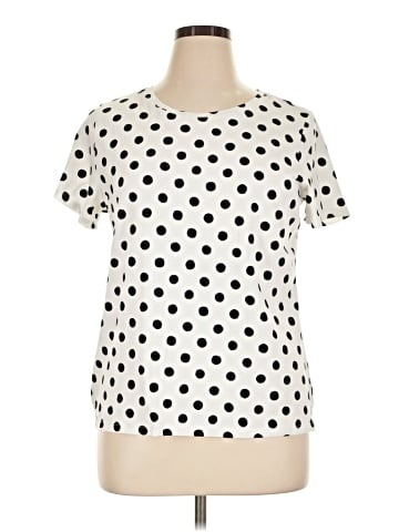 Ann Taylor Factory Short Sleeve T-Shirt (view 1)