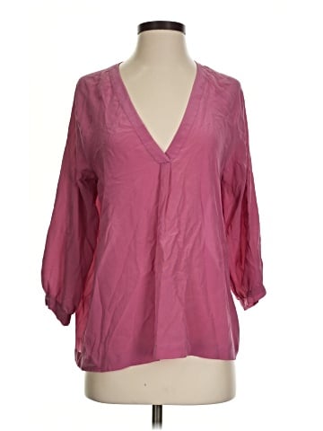 Joie 3/4 Sleeve Silk Top (view 1)