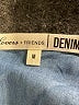 Lovers + Friends 100% Tencel Chevron-herringbone Blue Romper Size M - photo 4