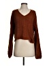 Love Change 100% Acrylic Brown Pullover Sweater Size S - photo 1