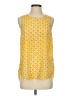 MICHAEL Michael Kors 100% Polyester Yellow Sleeveless Blouse Size S - photo 1