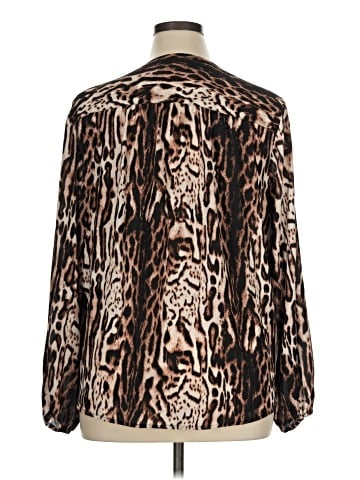 INC International Concepts Long Sleeve Blouse (view 2)