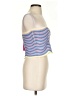 Beginning Boutique Blue Sleeveless Top Size 4 - photo 4