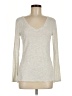Max Studio Ivory Long Sleeve T-Shirt Size M - photo 1
