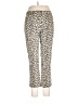 Larry Levine Animal Print Ivory Casual Pants Size 12 - photo 1