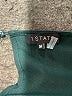 1.State Color Block Green Black Long Sleeve Blouse Size M - photo 7