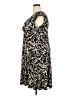 Chaps Animal Print Black Casual Dress Size 18W - photo 5