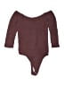 Express One Eleven Burgundy Bodysuit Size S - photo 2