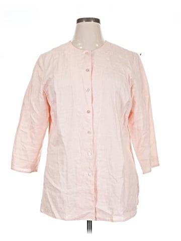 Sutton Studio 3/4 Sleeve Button-Down Shirt (view 1)