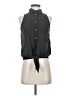 Equipment 100% Polyester Black Sleeveless Blouse Size XS - photo 1
