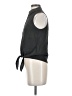 Equipment 100% Polyester Black Sleeveless Blouse Size XS - photo 5