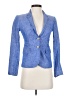 J.Crew 100% Linen Blue Blazer Size 00 - photo 1