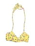 Unbranded Print Yellow Swimsuit Top Size S - photo 1