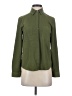 Topshop 100% Polyester Solid Green Long Sleeve Blouse Size 2 - photo 1
