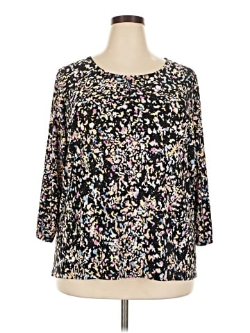 JM Collection 3/4 Sleeve Blouse (view 1)