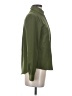 Topshop 100% Polyester Solid Green Long Sleeve Blouse Size 2 - photo 4