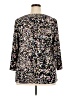JM Collection Black 3/4 Sleeve Blouse Size 2X - photo 2