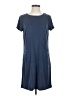 Sigrid Olsen Solid Blue Casual Dress Size S - photo 1