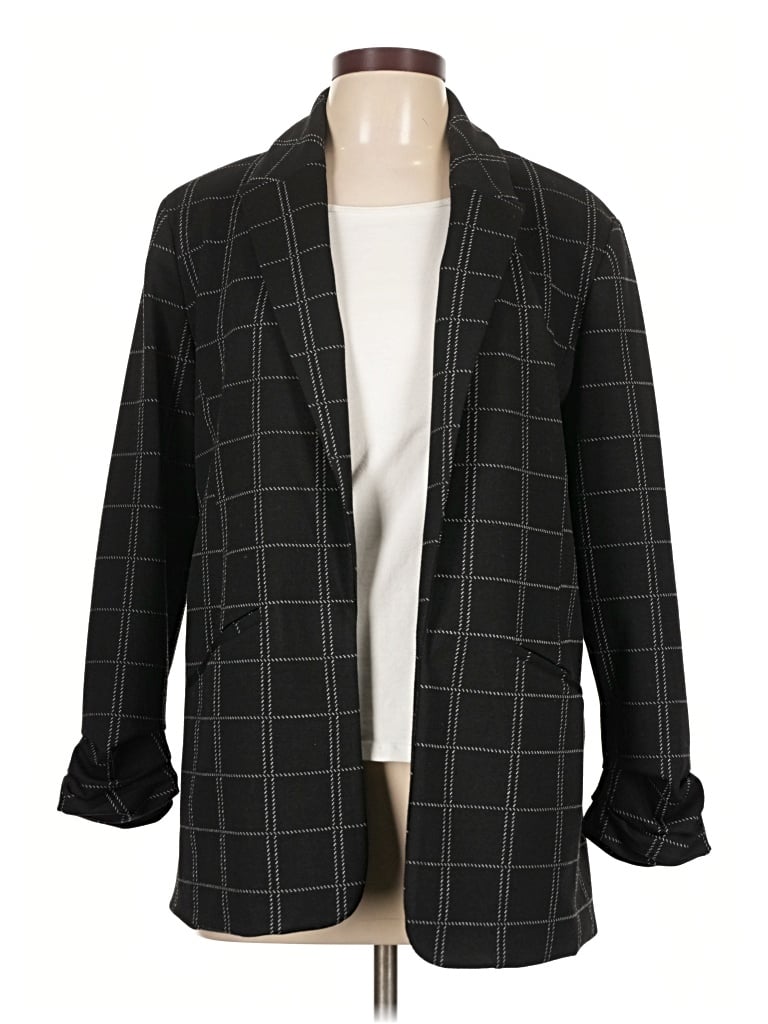 Pre-owned Nine West Blazer Jacket In Black