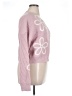 No Boundaries 100% Acrylic Floral Pink Pullover Sweater Size 16 - photo 4