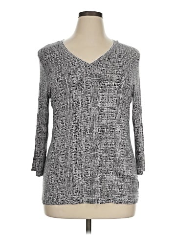 Croft & Barrow 3/4 Sleeve T-Shirt (view 1)