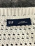 Gap 100% Cotton White Pullover Sweater Size L - photo 7