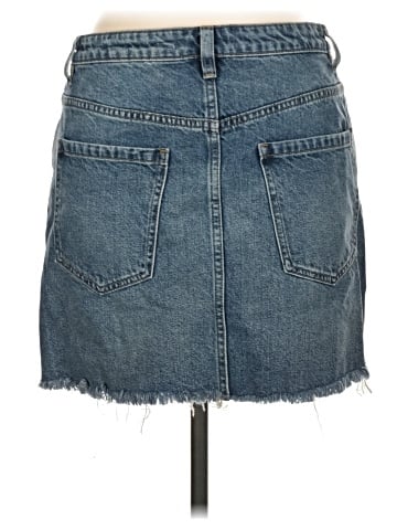 We the Free Denim Skirt (view 2)