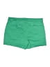 Lila Ryan Solid Green Shorts Size 12 - photo 2