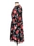 Ann Taylor LOFT Print Black Casual Dress Size 10 - photo 5