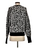 Halogen Animal Print Gray Pullover Sweater Size S - photo 2