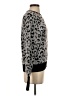 Halogen Animal Print Gray Pullover Sweater Size S - photo 4
