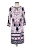 Sandra Darren Paisley Purple Casual Dress Size S - photo 1