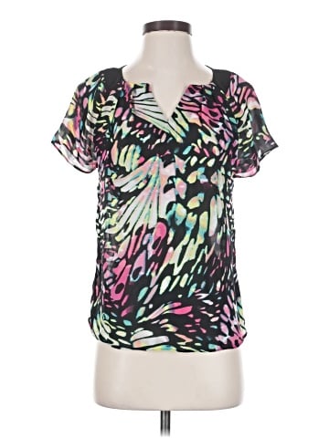Worthington Short Sleeve Blouse (view 1)