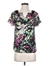 Worthington 100% Polyester Green Short Sleeve Blouse Size S (petite) - photo 1