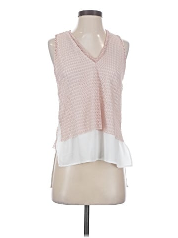 Zara W&B Collection Sleeveless Blouse (view 1)