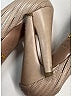 Prada Ivory Leather Open Toe Pumps Size EU 38 - photo 3