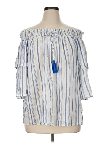 Ashley Stewart 3/4 Sleeve Blouse (view 1)