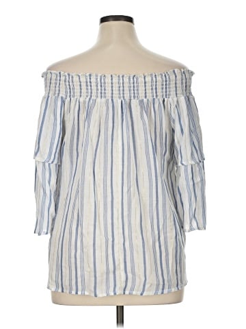 Ashley Stewart 3/4 Sleeve Blouse (view 2)