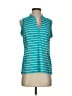 Rafaella 100% Polyester Teal Sleeveless Blouse Size S - photo 1