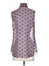 CAbi 100% Polyester Blue Sleeveless Blouse Size S - photo 2