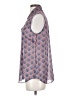CAbi 100% Polyester Blue Sleeveless Blouse Size S - photo 5